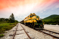 Train at Sunset